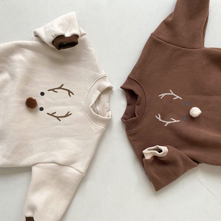 Baby Christmas Romper Outfit For Autumn And Winter