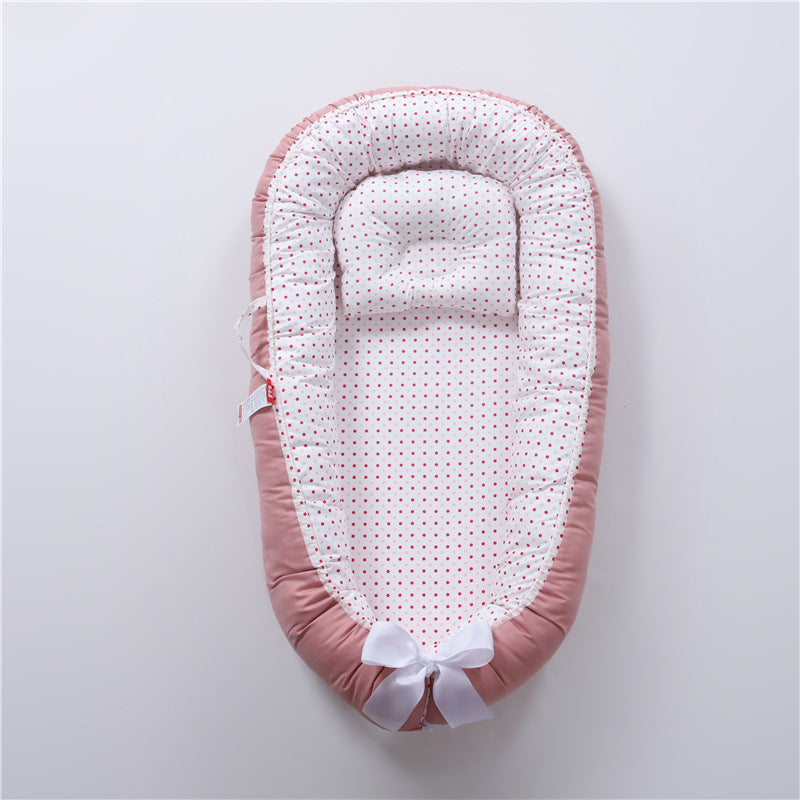 Bionic Baby Nest Crib Pillow for Newborn Comfort