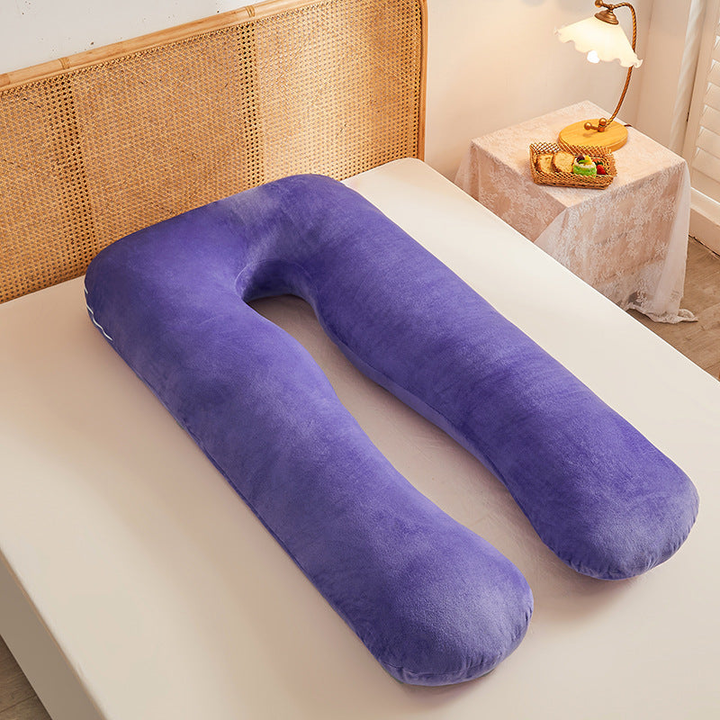 Multifunctional Pure Cotton U-Shaped Maternity Pillow Removable Washable Cover