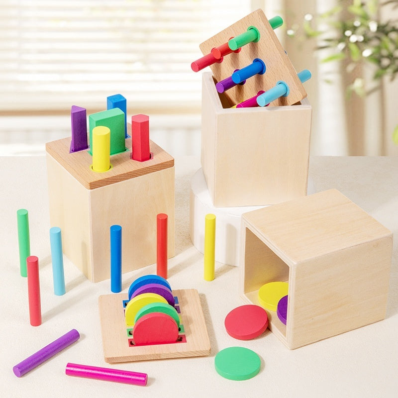 Wooden Sorting & Matching Toy for Toddlers