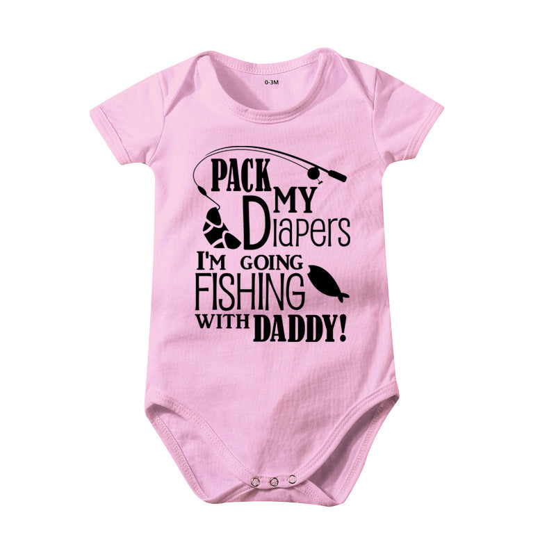 Pure Cotton Baby Printed Romper Bodysuit Jumpsuit