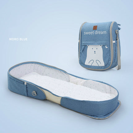 Portable Anti-Pressure Baby Crib Bed-In for Newborn Comfort