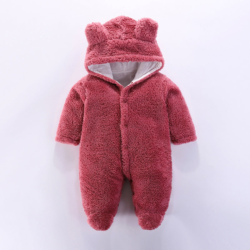 Newborn Baby Autumn And Winter Jumpsuit Outfit