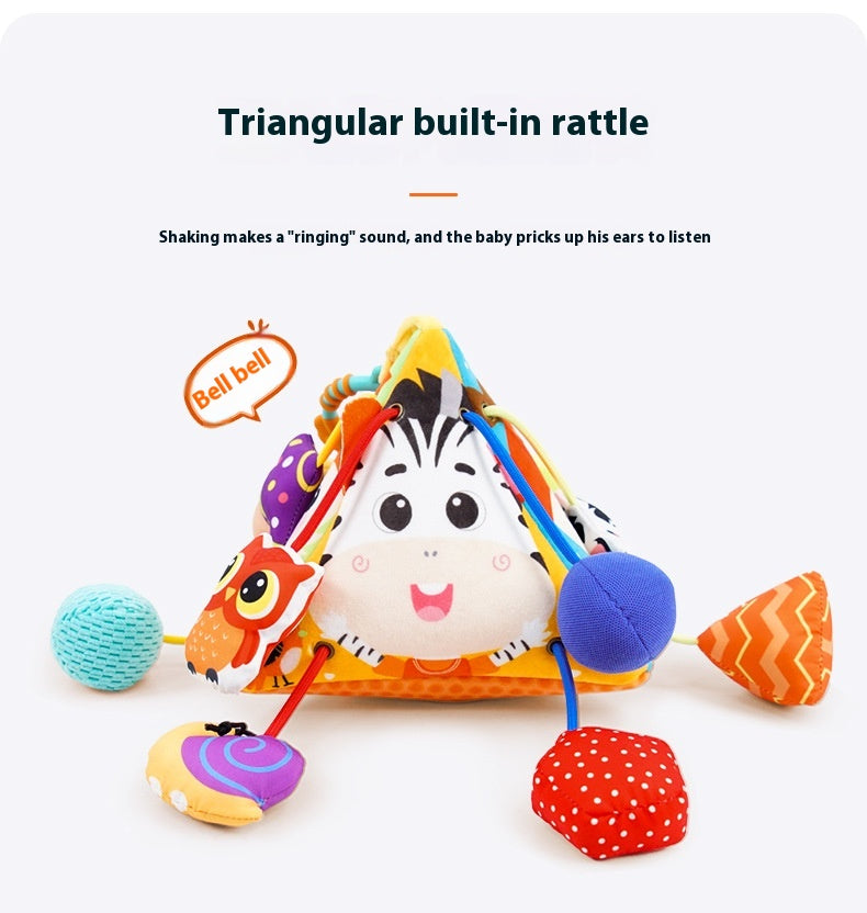 Newborn Puzzle Baby Stroller Pendant Toy for Early Development