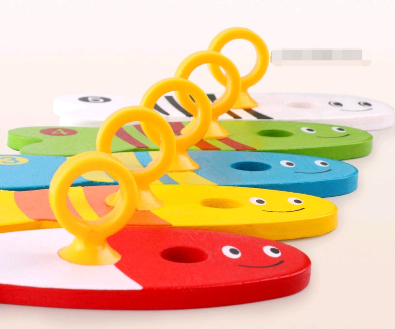 Wooden Fishing Ring Early Education Creative Baby Educational Toy