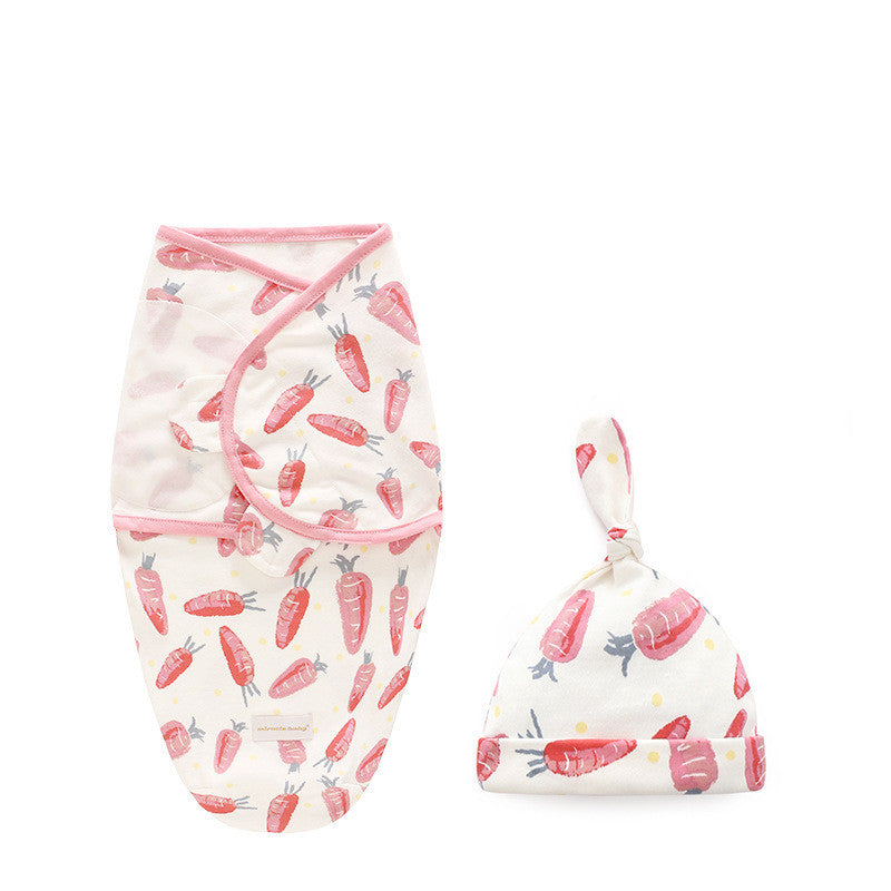 Cotton Baby Swaddle Sleeping Bag Quilt Wrap for Newborn Comfort