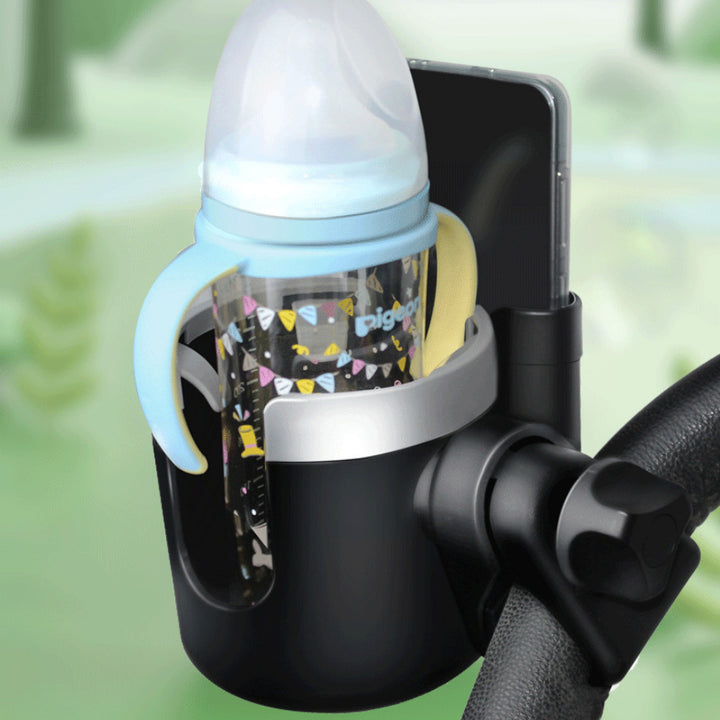 Two In One Baby Stroller Cup Holder and Storage Accessory