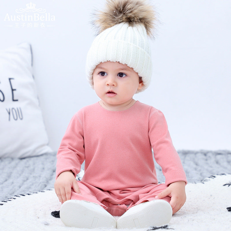 Baby Pajamas And Crawling Outfit Set