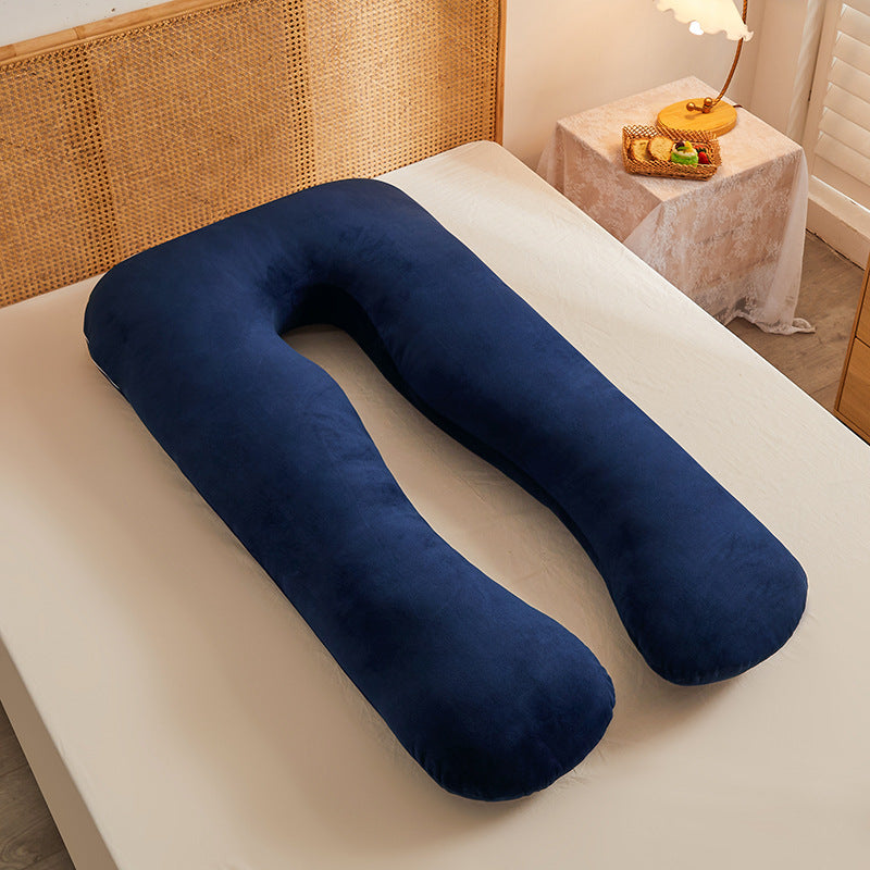 Multifunctional Pure Cotton U-Shaped Maternity Pillow Removable Washable Cover