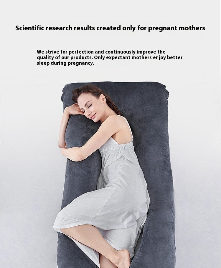 Multifunctional Pure Cotton U-Shaped Maternity Pillow Removable Washable Cover