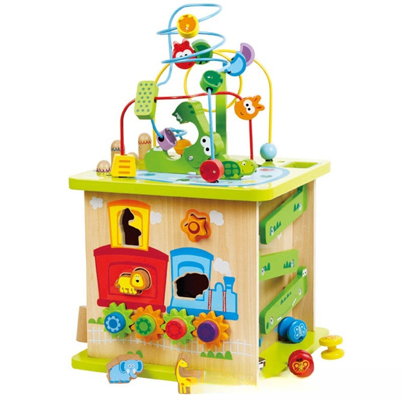 Happy Farm Bead Stringing Educational Toy Box For Babies And Children
