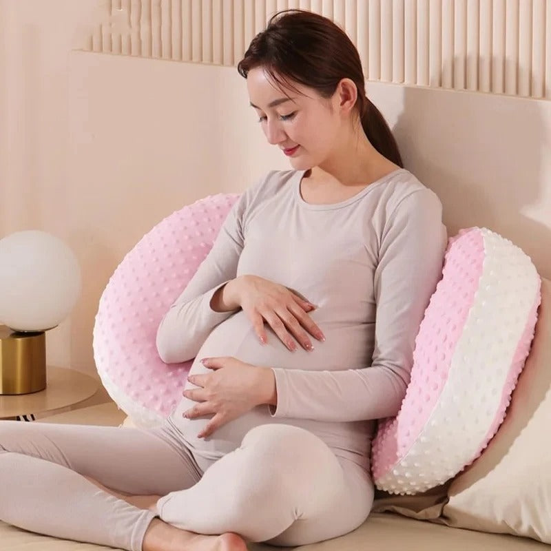 Multifunctional U-Shaped Maternity Waist Support Pillow for Pregnancy Comfort