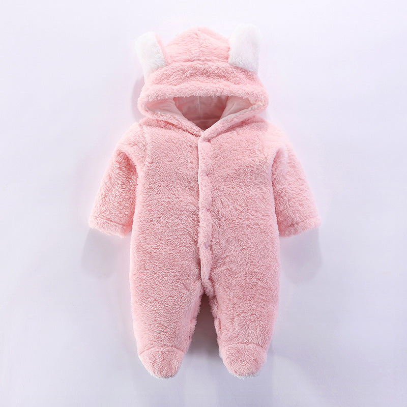 Newborn Baby Autumn And Winter Jumpsuit Outfit