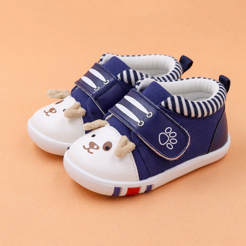 Cartoon Non-Slip Toe Cap Baby Toddler Shoes Soft Sole Footwear