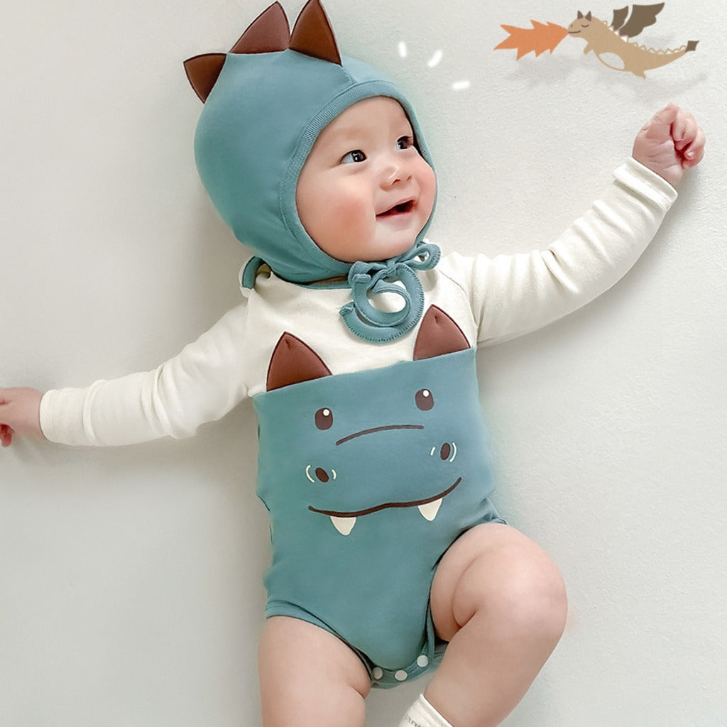 Color Matching Baby Romper Set Cute Jumpsuit