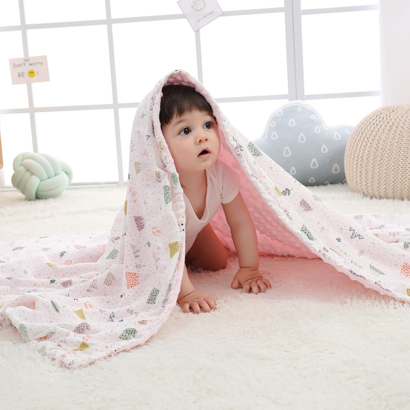 Baby Doudou Security Blanket Soft Comfort Lovey for Newborns