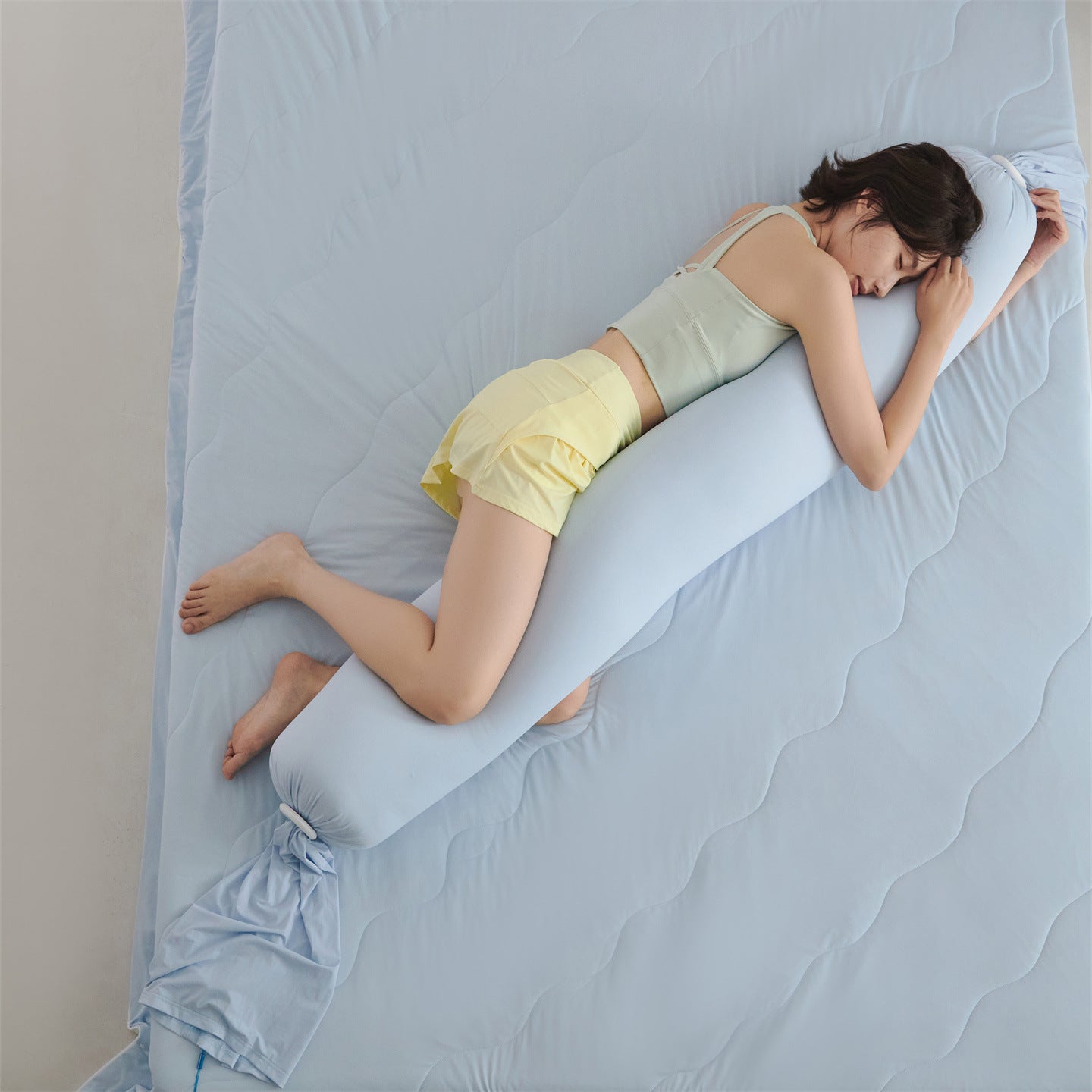 Multifunctional Skin Friendly Maternity Side Sleeping Pillow for Comfort Support