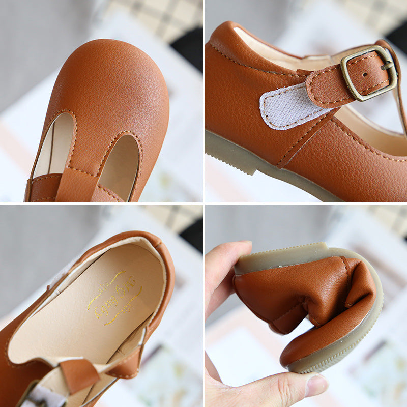 Baby Pea Shoes Versatile Single Sole Footwear