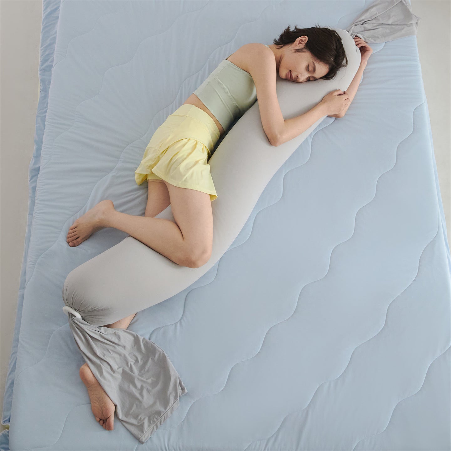 Multifunctional Skin Friendly Maternity Side Sleeping Pillow for Comfort Support