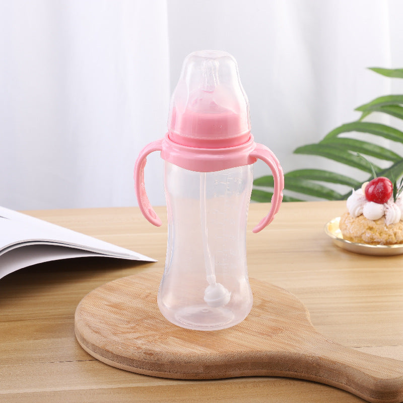 Wide Mouth PP Baby Feeding Bottle for Easy Cleaning and Feeding