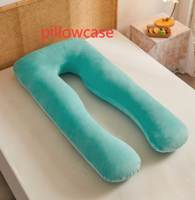 Multifunctional Pure Cotton U-Shaped Maternity Pillow Removable Washable Cover