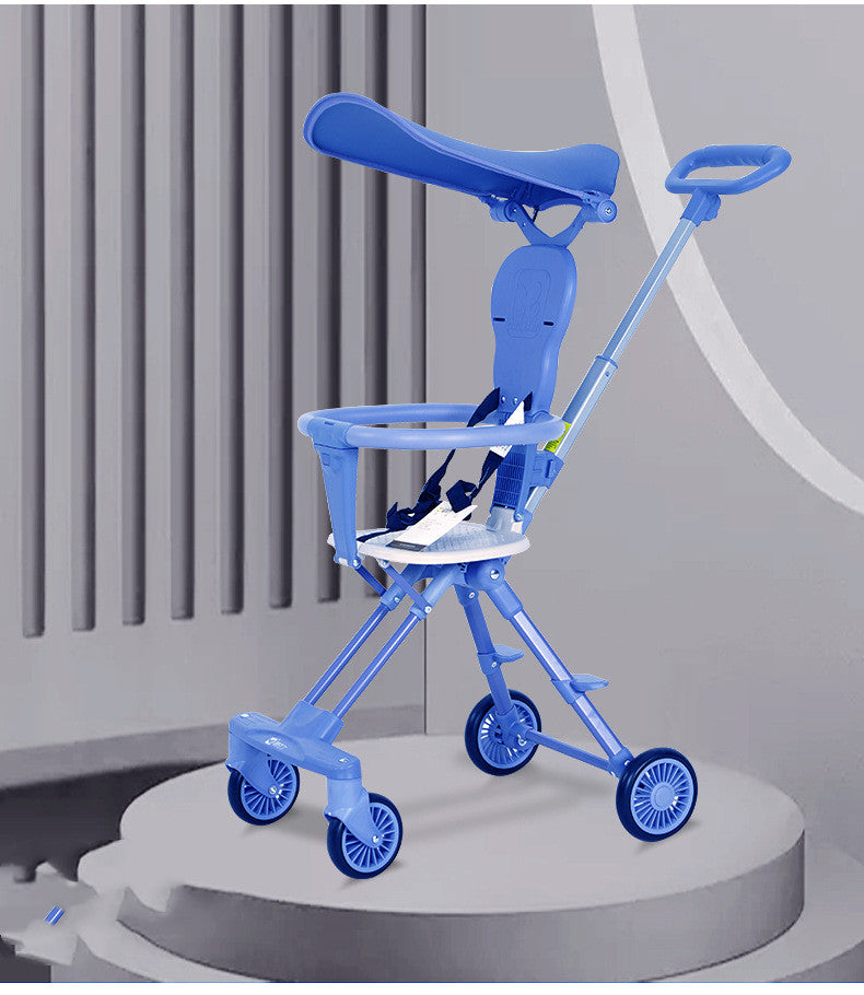 Lightweight Foldable Two Way Baby Stroller for Travel Use