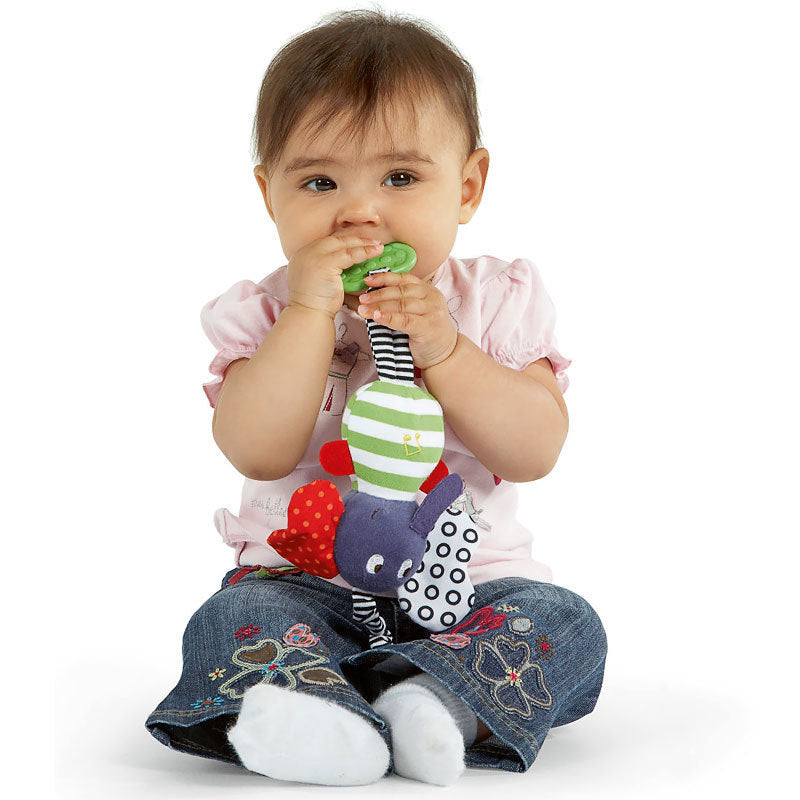 Musical Elephant Hanging Teether Baby Toy