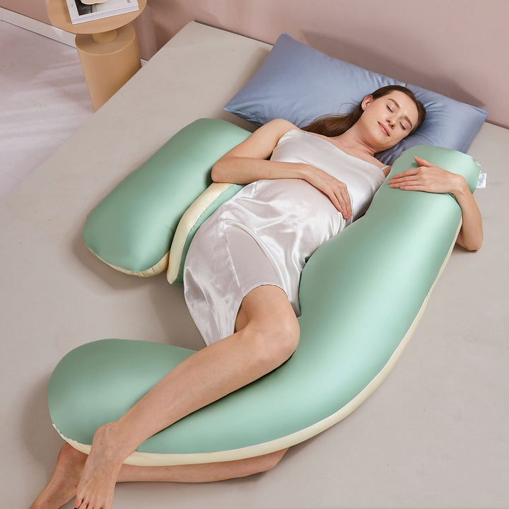 Summer Tencel Maternity Lumbar Side Sleeping Pillow for Comfort Support