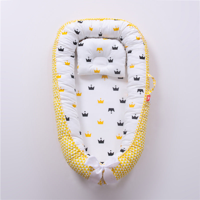 Bionic Baby Nest Crib Pillow for Newborn Comfort
