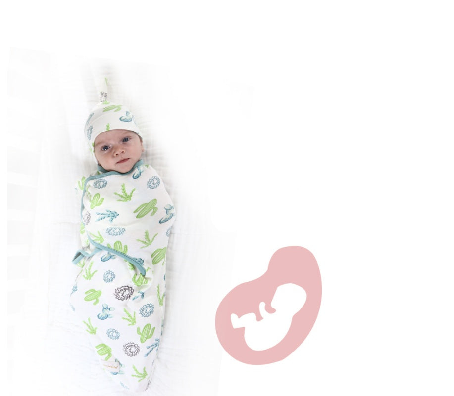 Cotton Baby Swaddle Sleeping Bag Quilt Wrap for Newborn Comfort