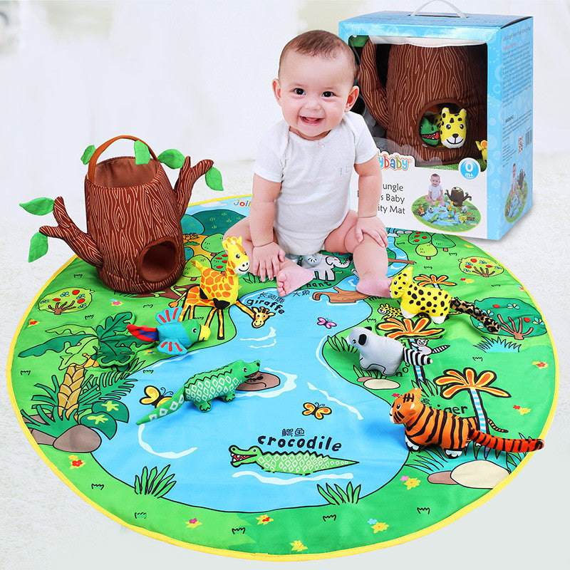 Baby Early Education Animal Play Blanket Toy