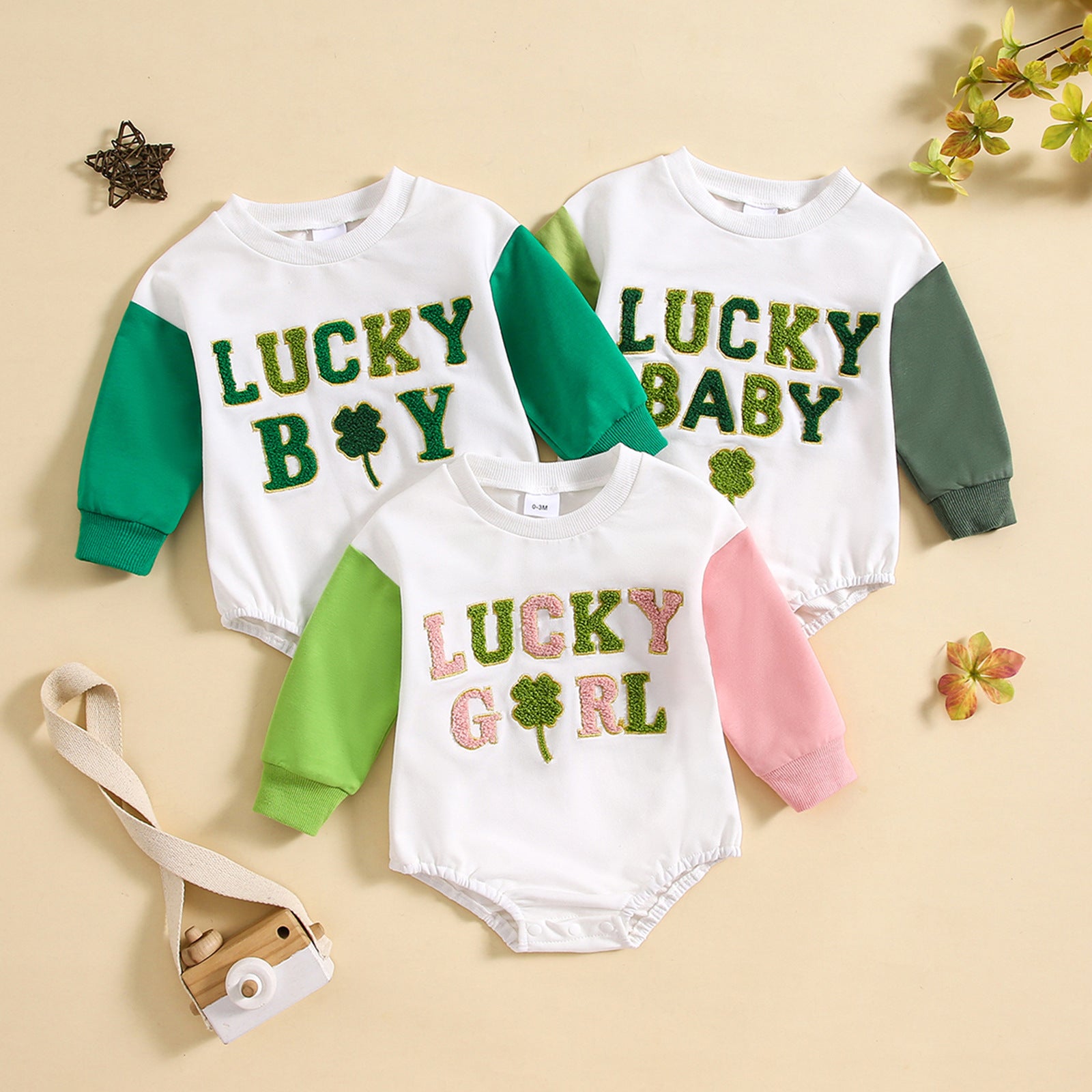 Cute Letter Print Baby Romper Jumpsuit