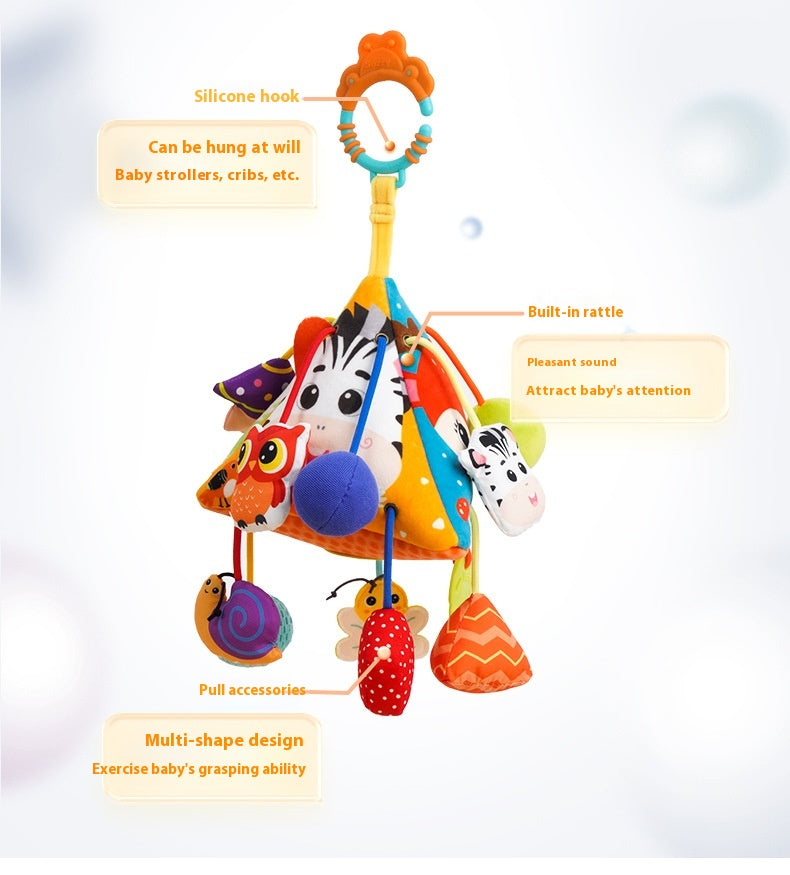 Newborn Puzzle Baby Stroller Pendant Toy for Early Development
