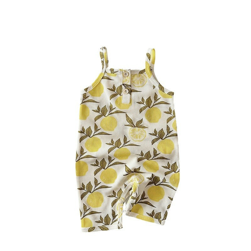 Class A Waffle Baby Jumpsuit Outing Outfit
