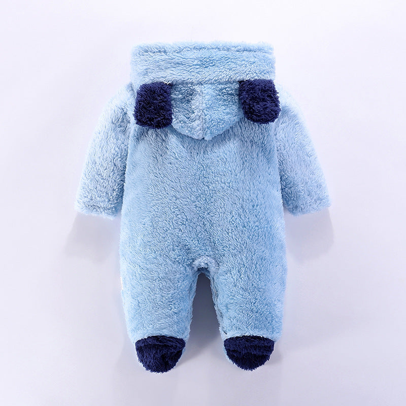 Newborn Baby Autumn And Winter Jumpsuit Outfit