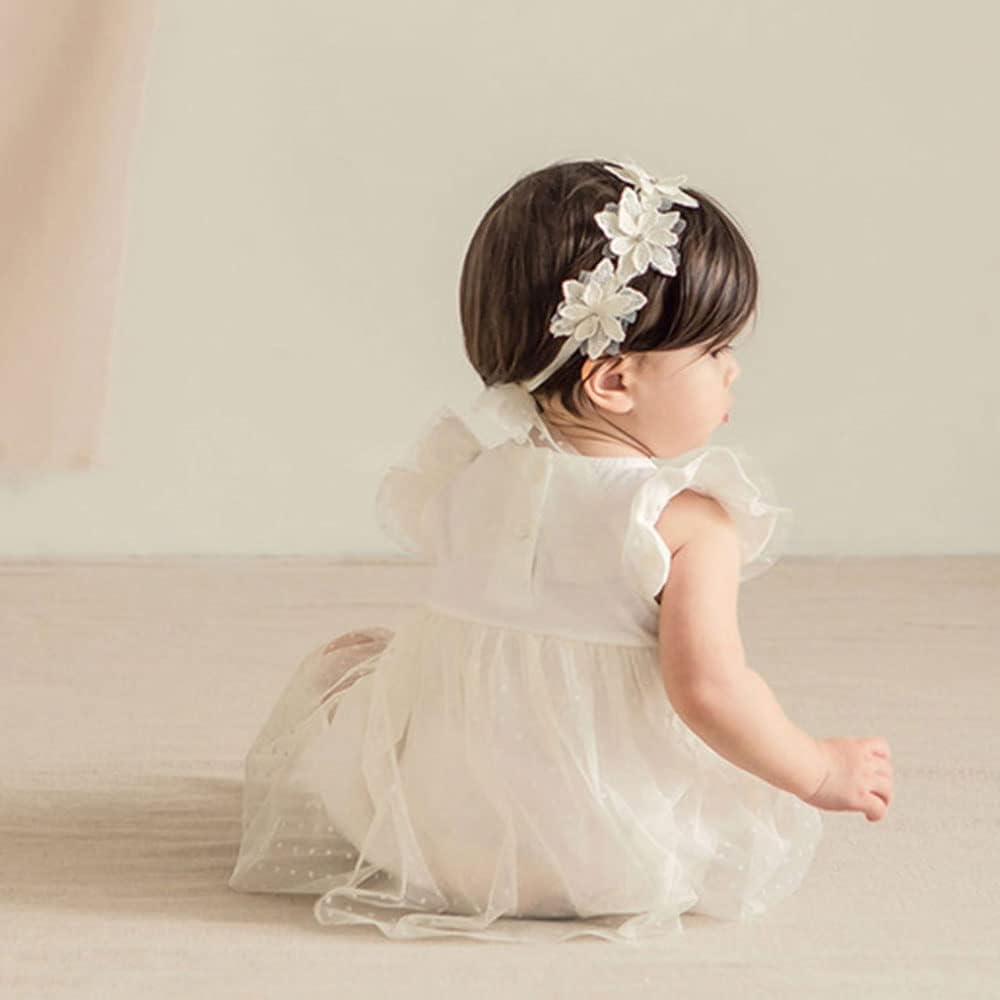 Baby Girls Bow Knot Lace Floral Headband Hair Accessories for Newborns