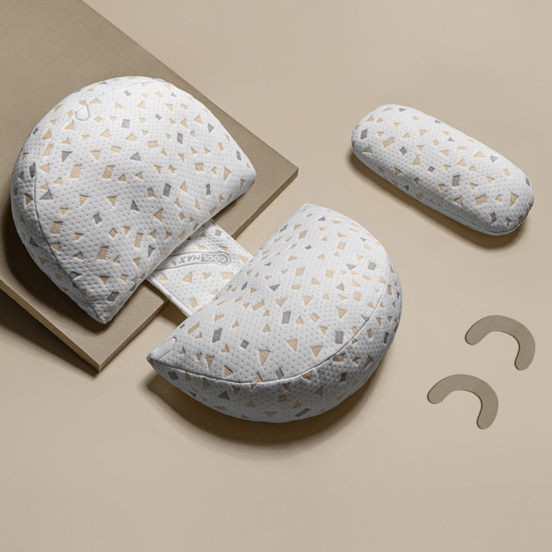 Maternity Lumbar Side Sleeper Pillow for Pregnancy Comfort Support