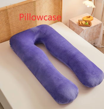 Multifunctional Pure Cotton U-Shaped Maternity Pillow Removable Washable Cover