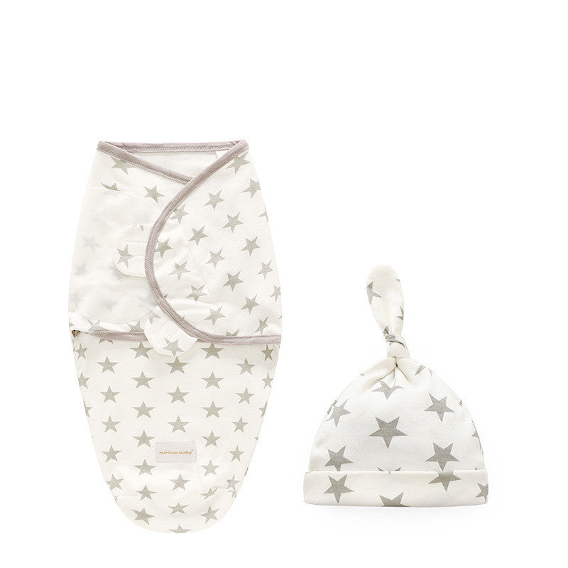 Cotton Baby Swaddle Sleeping Bag Quilt Wrap for Newborn Comfort