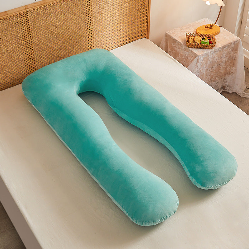Multifunctional Pure Cotton U-Shaped Maternity Pillow Removable Washable Cover