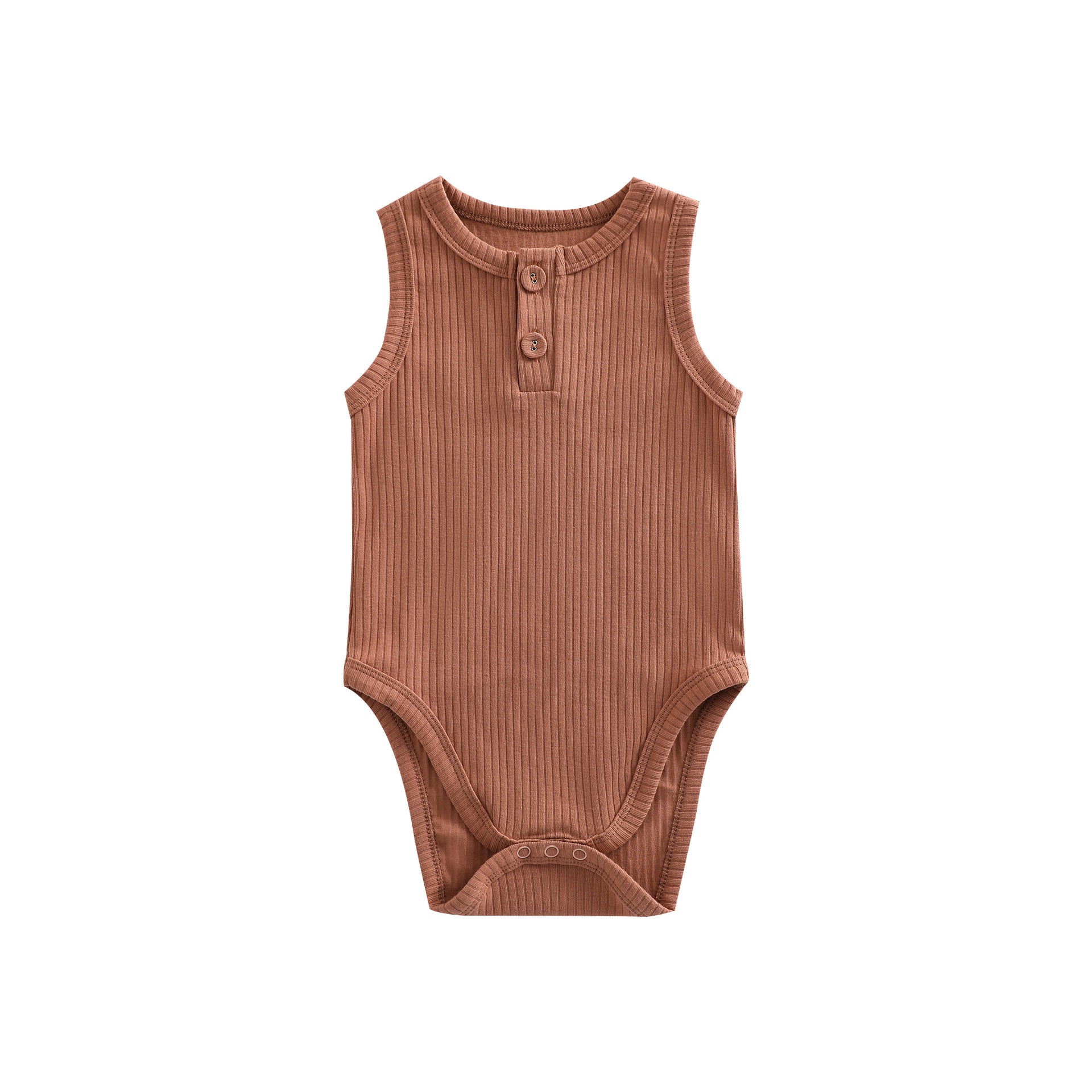 Pure Cotton Baby Girl Striped Vest Romper