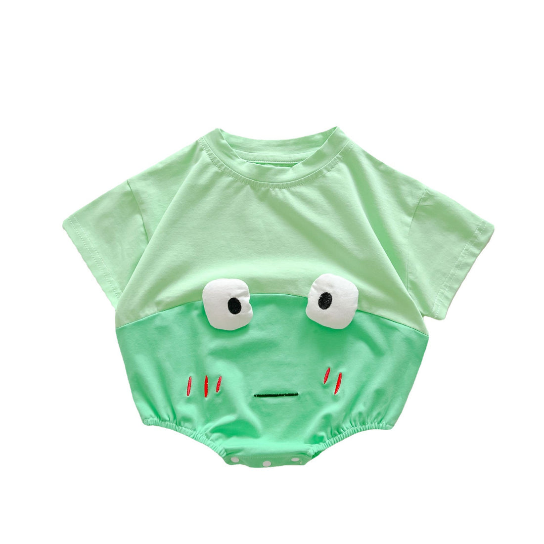 Cotton Baby Frog Triangle Romper