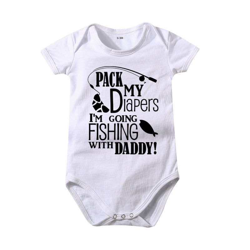 Pure Cotton Baby Printed Romper Bodysuit Jumpsuit