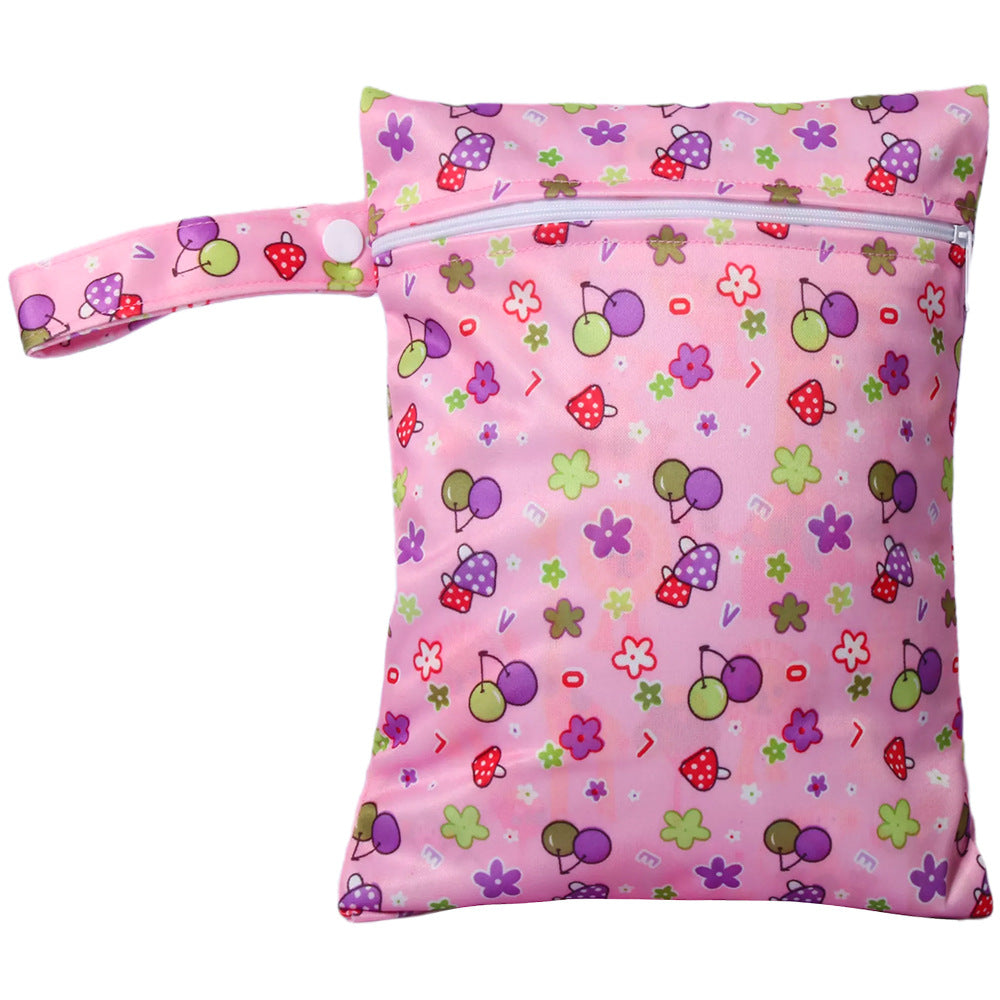 Portable Waterproof Baby Diaper Storage Bag for Travel And Organization