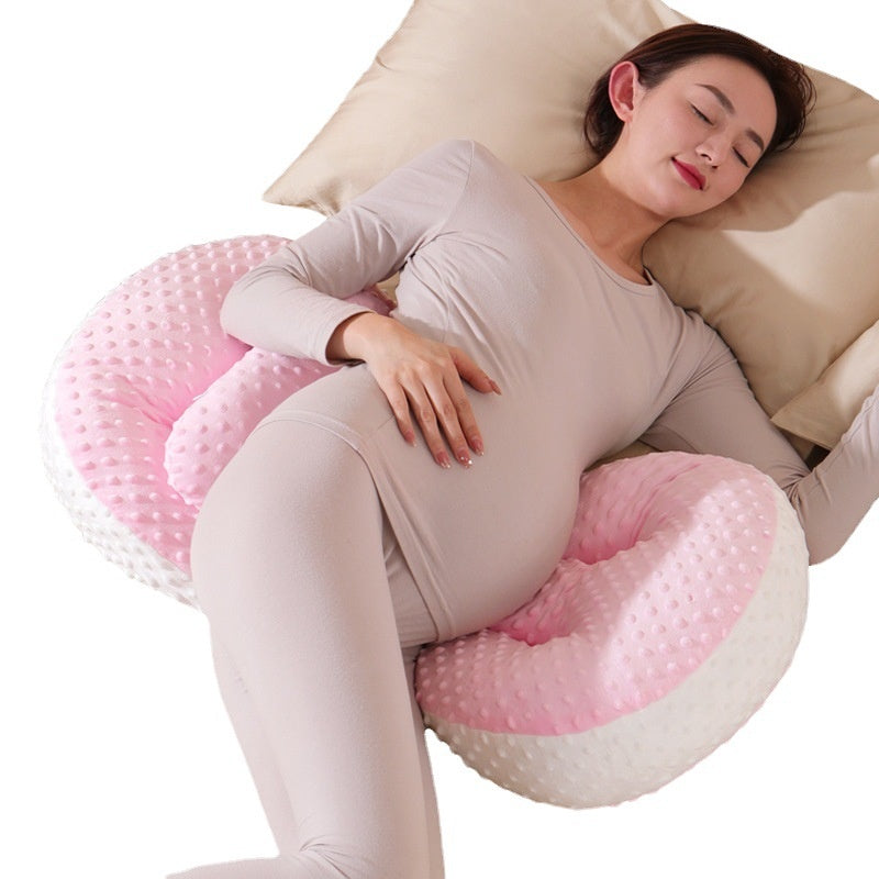 Multifunctional U-Shaped Maternity Waist Support Pillow for Pregnancy Comfort