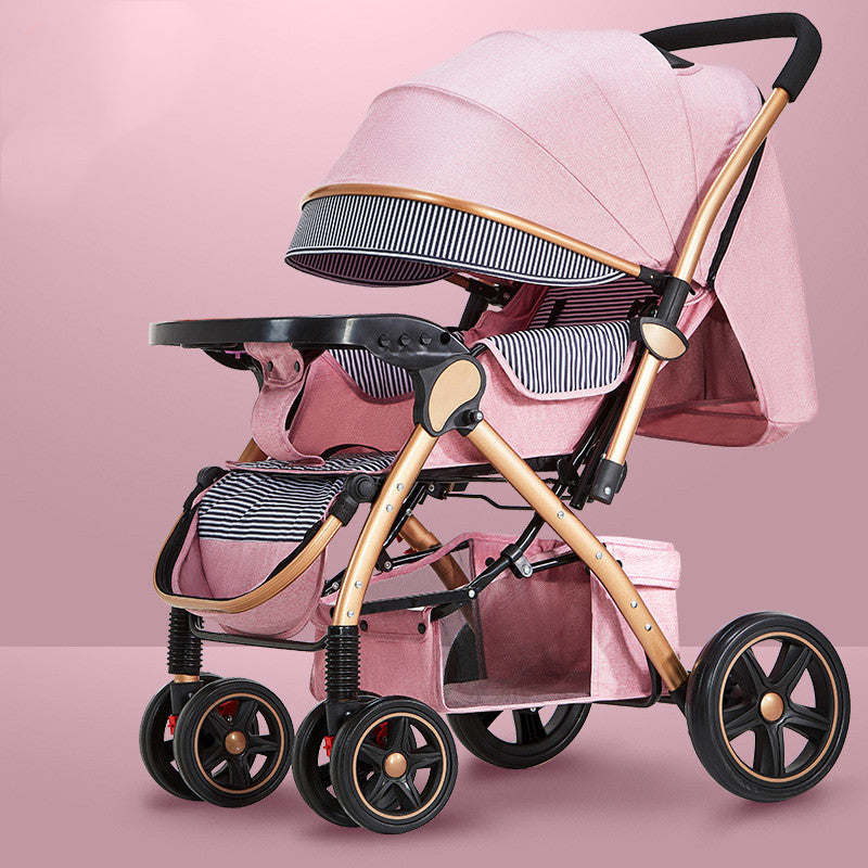 Lightweight Foldable Baby Stroller for Easy Travel and Storage