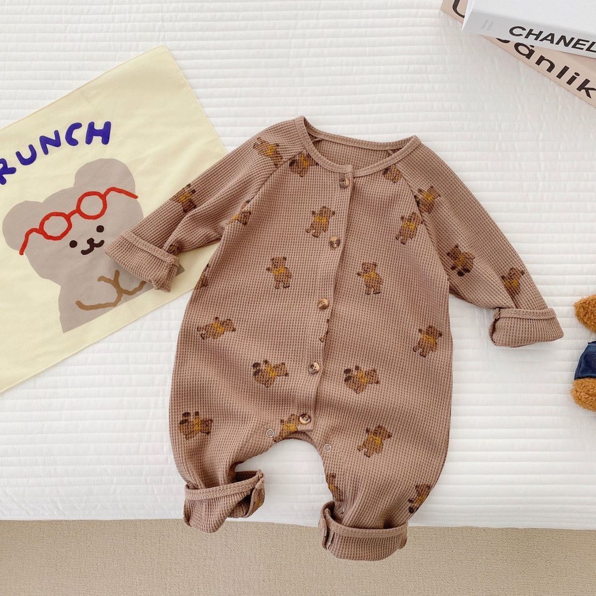 Baby Western Style One-Piece Romper Comfortable Pajamas
