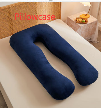 Multifunctional Pure Cotton U-Shaped Maternity Pillow Removable Washable Cover