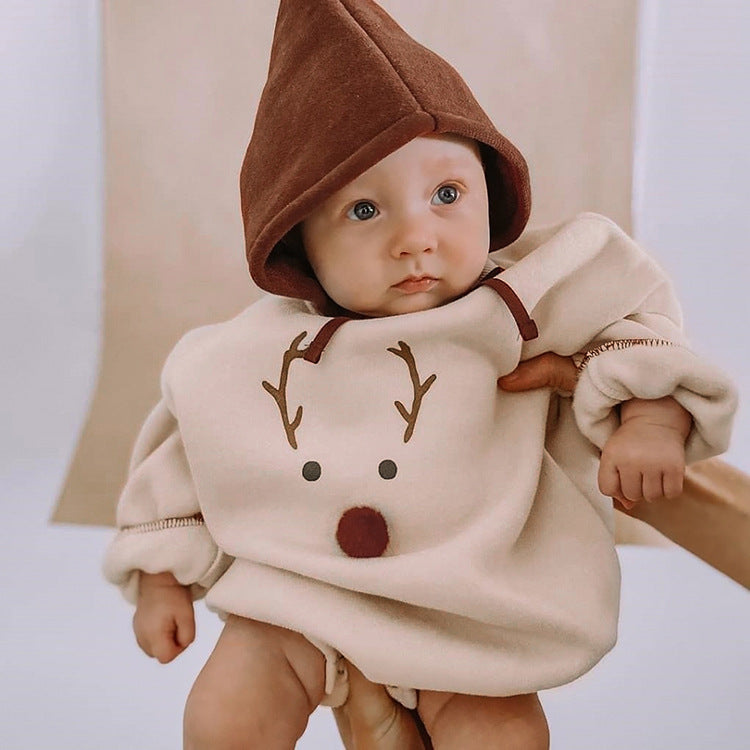 Baby Christmas Romper Outfit For Autumn And Winter