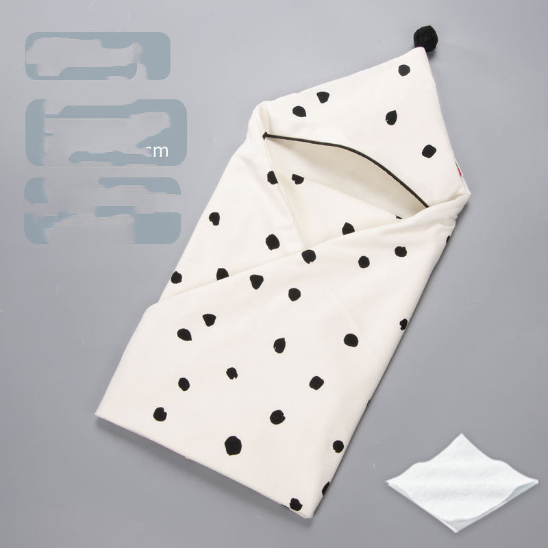 Breathable Cotton Baby Swaddle Printed Quilt for Spring and Autumn Comfort